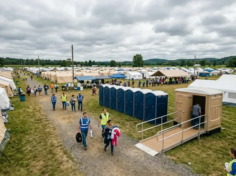 disaster-relief-camp-restrooms-010 — frequently asked questions, Dumpster & Portable Bathrooms Rental in West Ishpeming, MI